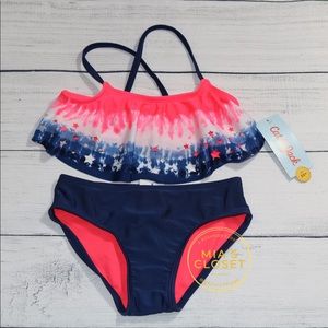 NWT Cat & Jack Navy Swimsuit XS